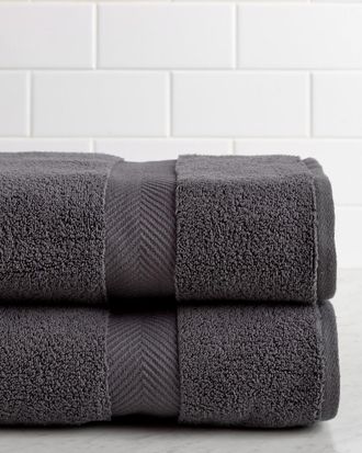 Superior Highly Absorbent Zero Twist 2Pc Bath Cotton Sheet Set