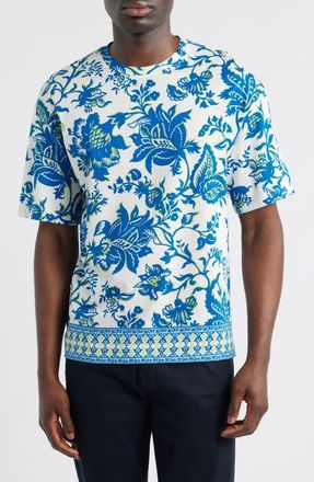 Etro Soho Floral T-Shirt in Stampa F.do Bianco at Nordstrom, Size Xx-Large