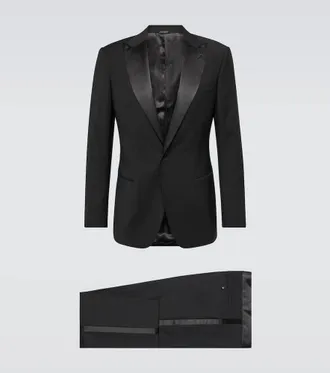 Giorgio Armani Single-breasted virgin wool tuxedo
