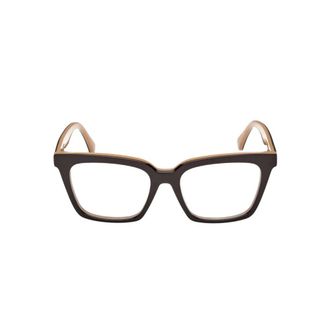 Max Mara Glasses, female, Brown, 52 MM, Clip Eyeglasses