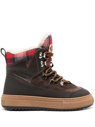Dsquared2 Lace-Up High Top Boots