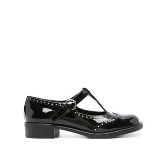 Miu Miu Black Calfskin Womens Shoes