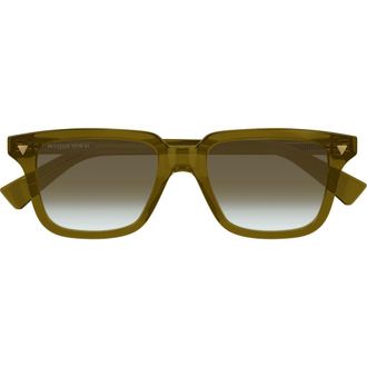 Bottega Veneta 50mm Square Sunglasses in Brown at Nordstrom