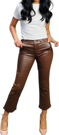 Daze Shy Girl Coated Espresso In Brown