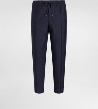 Dolce & Gabbana Virgin Wool Jogging Trousers - Man Pants And Shorts 44