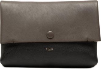 Celine Pre-owned Celine Bicolor Leather All Soft Pouch Ladies H6QFE24MI79JO46I