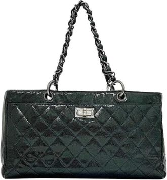 Chanel Pre-owned Shoulder Bags, female, Green, Size: ONE SIZE Pre-owned Vintage Shoulder Bag