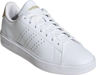 adidas Advantage 2.0 Sneaker in White/White/Matte Gold at Nordstrom Rack, Size 9.5
