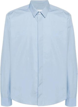 Ami Shirts - Heren - Casual Overhemden - Blauw - M - Katoen - Overhemden