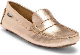 Eastland Patricia Moc Loafer - Wide Width Available in Gold at Nordstrom, Size 6.5