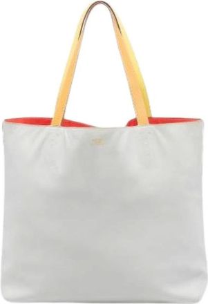 Herm&egrave;s Pre-owned Tote Bags, female, Multicolor, Size: ONE SIZE Pre-owned Double Sens Tote Bag
