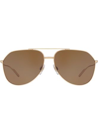 Dolce & Gabbana Eyewear Occhiali da sole aviator - Oro