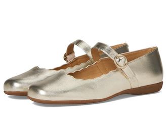Trotters Sugar Womens Flat Shoes Champagne : 8.5 WW (EE), Leather