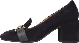 Frau Dames, Schoenen, Blauw, Maat: 37 EU Leer