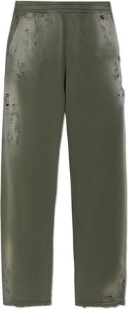 Diesel P-Keith Trainingsbroeken - Heren - Sweatpants - Groen - XS - Katoen - Broeken