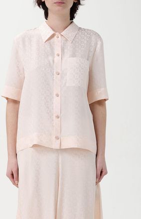 Fendi Camicia Fendi in seta con stampa monogram