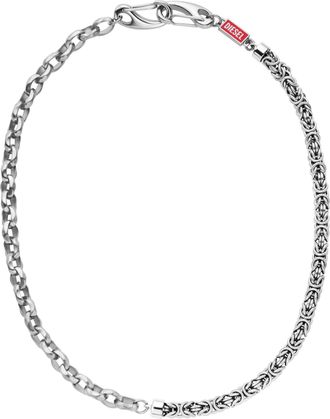 Diesel Stainless steel multi-wear chain - Necklaces - Unisex - Silver