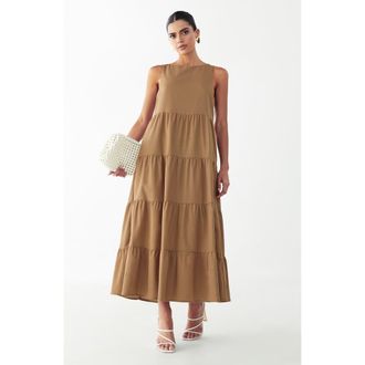 ST MRLO Byron Dress in Cacao at Nordstrom, Size 10