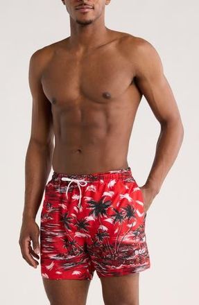 BOSS Springfish Swim Trunks in Bright Red at Nordstrom Rack, Size Xx-Large
