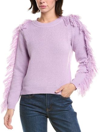 Milly Milly Fringe Sleeve Pullover