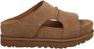 UGG Goldenstar Hi Cutout Slide - Dames - Sandalen - Bruin - 40 EU - Schoenen