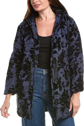 Nicole Miller Memory Twill Ribbon Coat