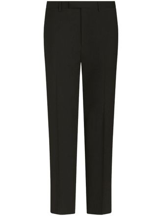 Etro pressed-crease tailored trousers - Black