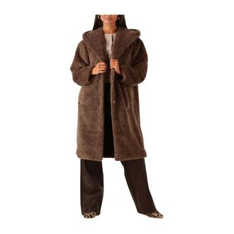 Notre-V Jassen, Dames, Bruin, XL, Polyester, Nv-Genevieve Jas in Taupe