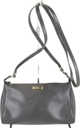 Fendi Pre-owned Vintage Pouch Schoudertas - Dames - Vintage Schoudertas - Zwart - ONE Size - Leer - Vintage