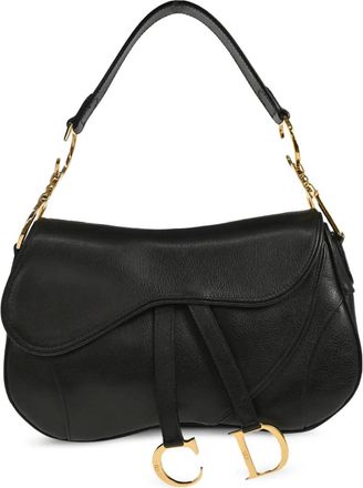 Dior Borsa a mano Double Saddle 2001 - Nero