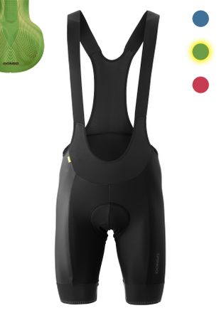 Gonso Fahrradhose GONSO SITIVO Bib M, Damen, Gr. 5XL, Normalgr&ouml;ssen, gr&uuml;n, 65% Polyamid, 35% Elasthan, Hosen Fahrradhose, Herren Radhose, Radlerhose mit spe