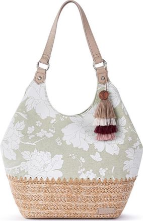 The Sak Roma Expandable Shopper in Natural Wild Fleur at Nordstrom