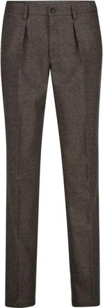 Profuomo Slim-fit Broeken - Heren - Broeken - Bruin - Maat: 2XL