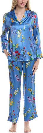 Petite Plume 2pc Silk Pajama Set