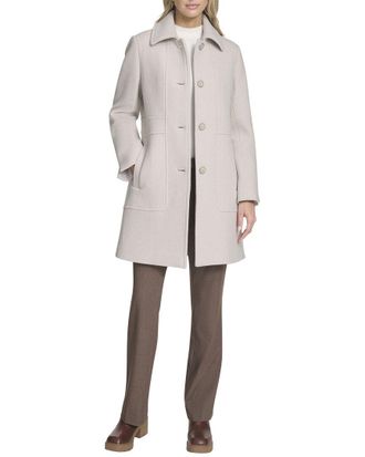 Andrew Marc Emmeline Wool-Blend Slim Coat