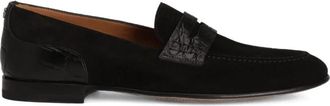 Dolce & Gabbana Flat shoes Black - Heren - Loafers - Zwart - 45 EU - Leer - Schoenen