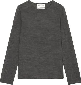 Marc O'Polo Top met lange mouwen - Grijs