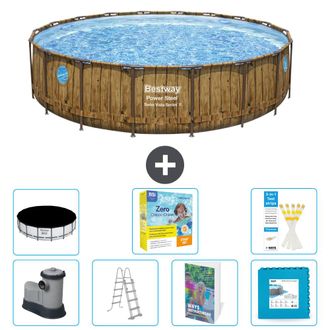 Bestway Piscina Bestway Power Steel Redonda - 549x122 Cm - 8-piezas S566