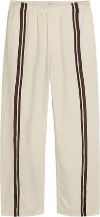 Rag & Bone Rag & Bone Logan Striped Cotton-blend Track Pants - White - XS (UK6 / XS)