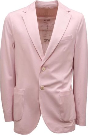 Circolo 1901 Piquet Jas Lichtroze Ongevoerd - Heren - Blazers - Roze - L - Jassen