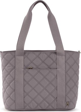 Sakroots Arlo Large Tote Bag - Quilted in Mushroom Diamond Quilted at Nordstrom