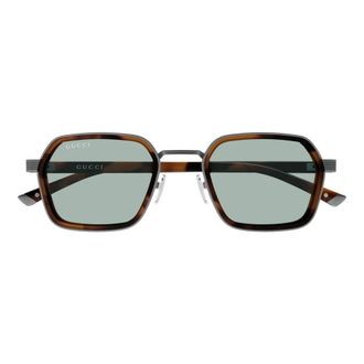 Gucci Zonnebrillen - Heren - Zonnebrillen - Bruin - 51 MM - Accessoires