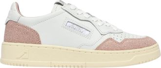 Autry Medalist Low - Dames - Sneakers - Wit - 36 EU - Katoen - Schoenen
