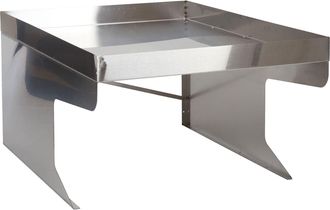 Hhg Nunca Usado] Cobertizo Para Robot Cortac&eacute;sped Xl Con Jardinera Hhg 823, Cobertizo Para Cortac&eacute;sped, Metal 47x70x100cm, Acero Inoxidable