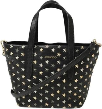 Jimmy Choo London Pre-owned Mini Bag - Dames - Vintage Mini Tas - Zwart - ONE Size - Leer - Vintage