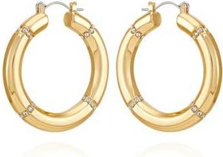 Vince Camuto Tube Hoop Earrings in Gold at Nordstrom Rack