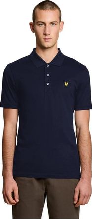 Lyle & Scott Jersey Polo - Heren - Polos - Blauw - 2XL - Katoen - Tops