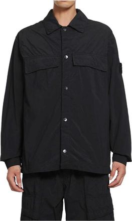 Stone Island Hombre, Camisas, Negro, Talla: M