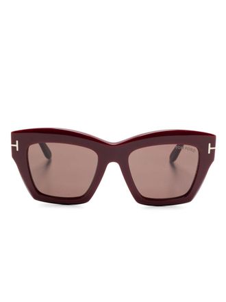 Tom Ford Eyewear Luna sunglasses - unisex - Acetate - 52 - Red
