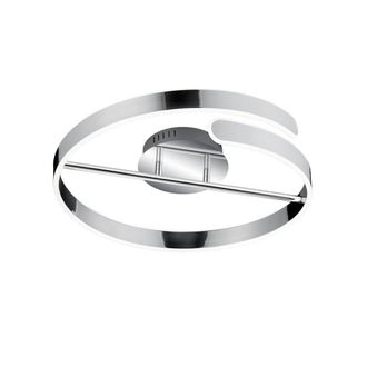Reality Plaf&oacute;n De Dise&ntilde;o Circle Led Dimmer 4000k Parma Chrome Trio Lighting